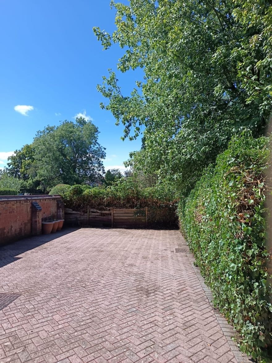 After: a new block-paved driveway laid by DJT Property Services in Derby, Derbyshire